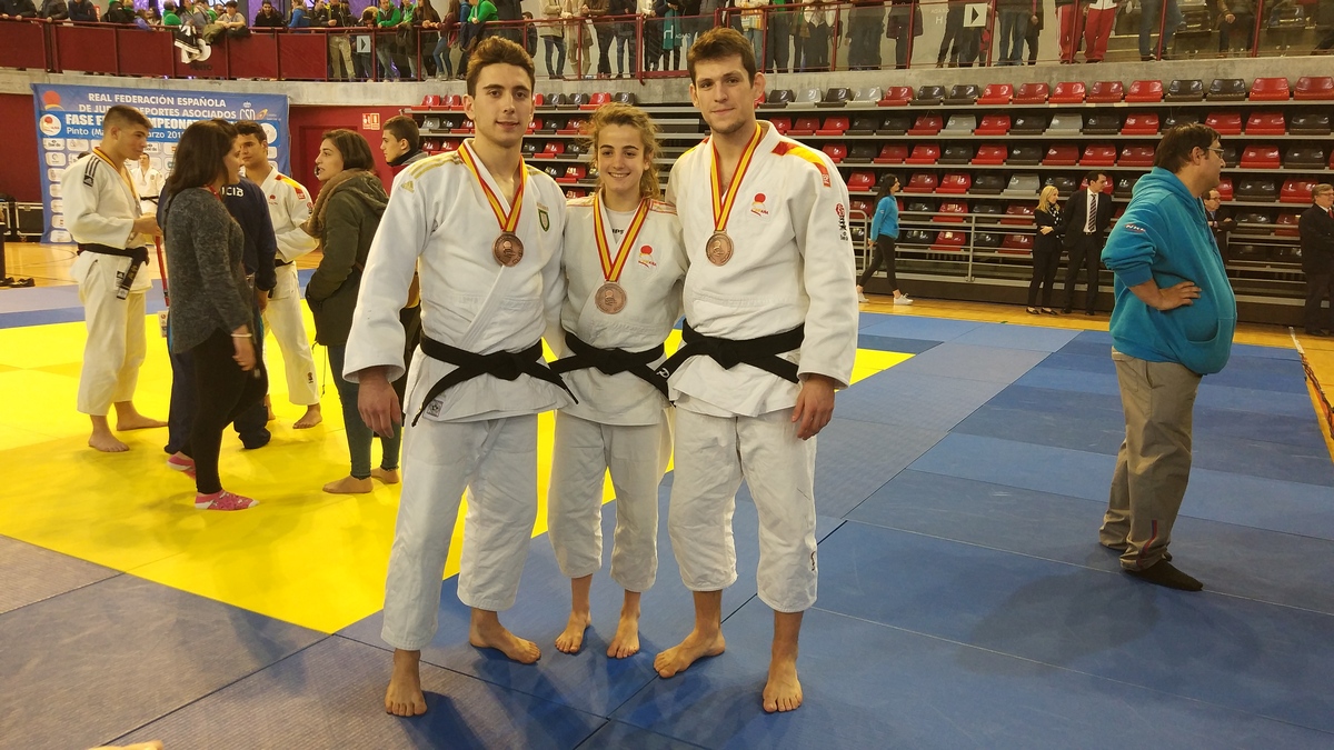 tres medallas para Navarra en el Campeonato de Espa&ntilde;a de Judo Junior. Madrid 03-03-18. RESULTADOS.